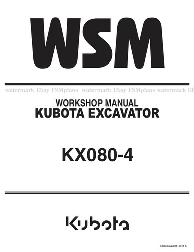 Kubota kx080 escavatore - kx080-4,
