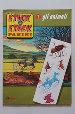 Stick & Stack Panini N. 1 Gli Animali 1986 Completo