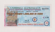 Biglietto Lotteria di Monza -