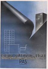 PUBBL. 1935 CASSEFORTI PARMA ANTONIO PAS SARONNO ARREDAMENTO DESIGN SICUREZZA