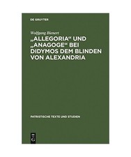 Allegoria und anagoge bei - "allegoria", "anagoge"