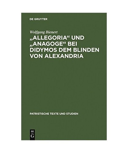 Allegoria und anagoge bei - und, "anagoge"