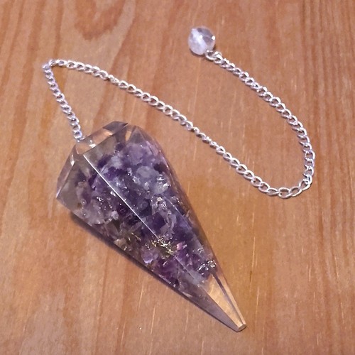 Pendule divinatoire orgonite - pendule,