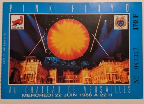 Billet ticket concert pink - billet,