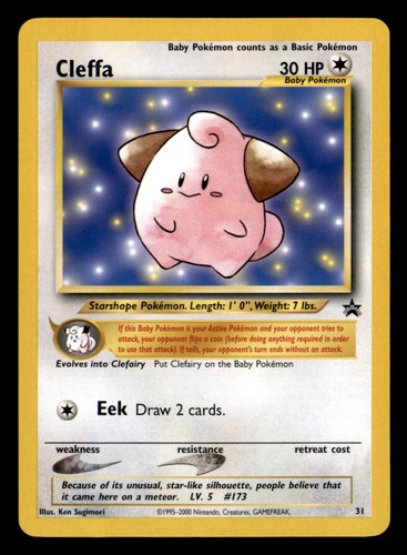 Cleffa promo wizards black - cleffa,