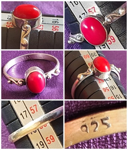 Anello corallo rosso - anello,