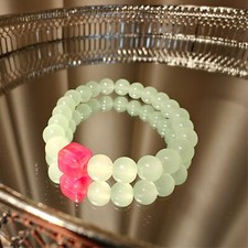 Bracciale con perline in vetro