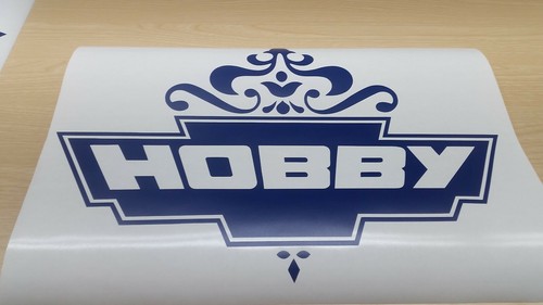 Adesivo anteriore logo hobby - adesivo,