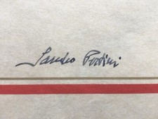 sandro pertini: rarissima firma autografa su documento resistenza