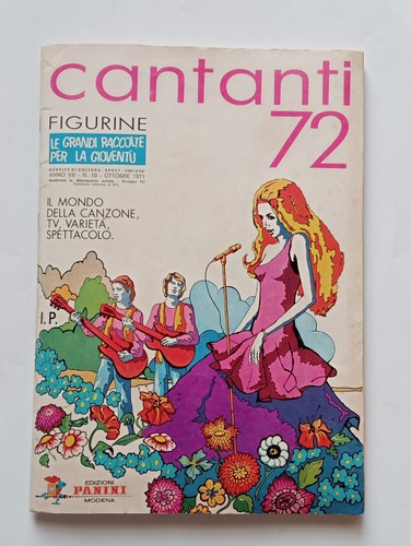 Album panini cantanti - album, 1972