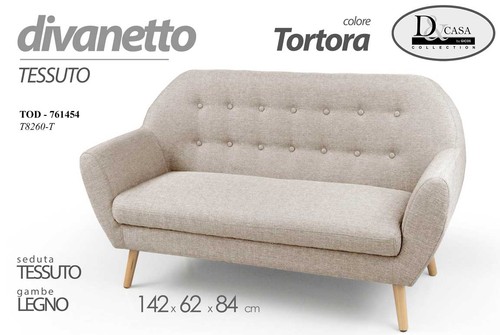Divano divanetto due posti 142 - divano,