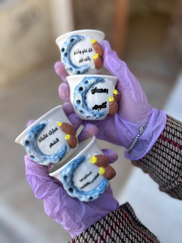 Set caffè arabo - fatto, mano