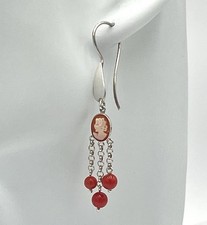 Orecchini Argento 925 Cammei