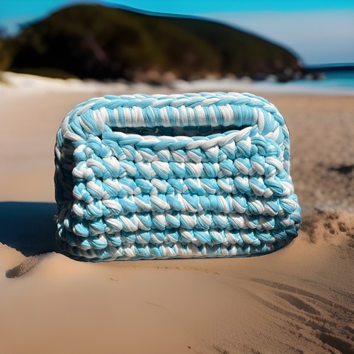 Borsa clutch all uncinetto - borsa,