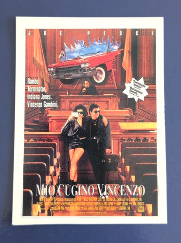 Cartolina film mio cugino - mio,