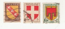Francia 1946-49. Stemmi