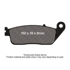 Pastiglia freno stradale EBC