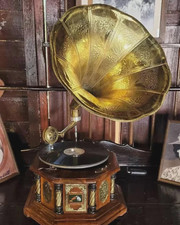 Grammofono antico hmv - antico,