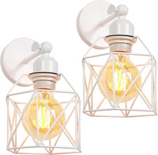 2 Pezzi Lampada Da Parete