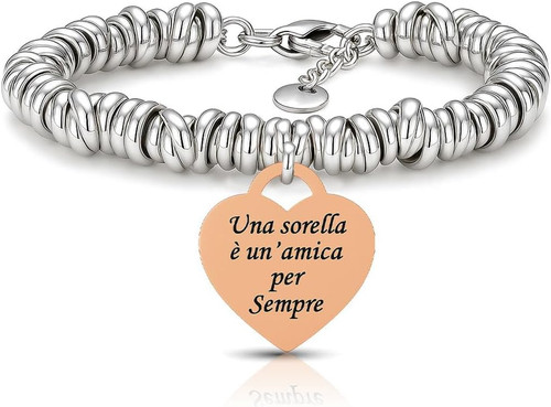 Bracciale donna con scritte - bracciale,