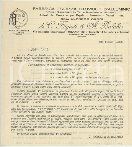 1920 milano ditta alfredo - ditta,