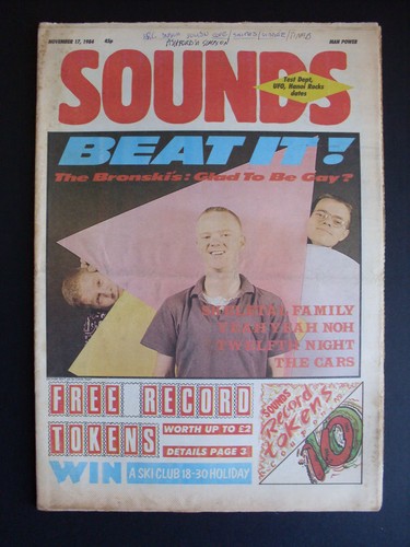 Sounds hard rock uk - 17/11/84,