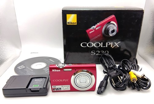 Nikon coolpix s230 rose red - nikon,