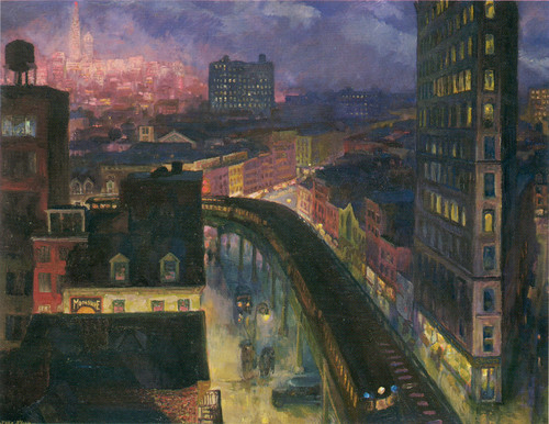 John sloan città dal - john,