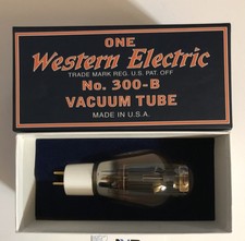 Valvola termoionica Western Electric NO. 300-B tubo a vuoto termoelettronica