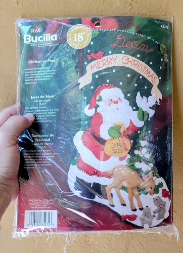Bucilla kit calza feltro - kit,