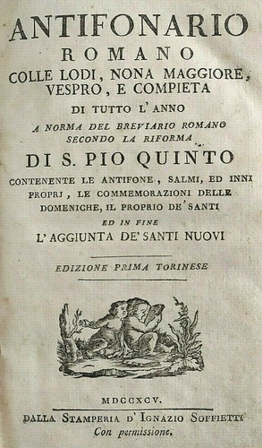 Antifonario romano colle lodi - antifonario,