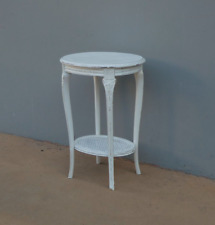 Tavolino ovale st.provenzale laccato Shabby Chic, '900 - H 61,5 cm!