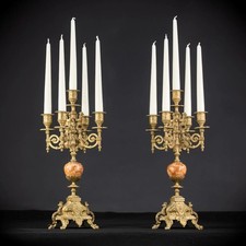 Coppia di candelabri | Due