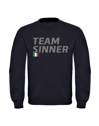 Felpa girocollo sinner tennis - sinner,