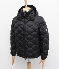 Autentico piumino trapuntato uomo MONCLER Morandieres nero taglia 3 ~M
