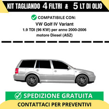 Tagliando per VW Golf IV