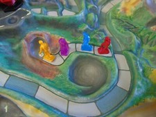 Fireball Island 1986 gioco da tavolo pezzi di ricambio esploratore pedine figure