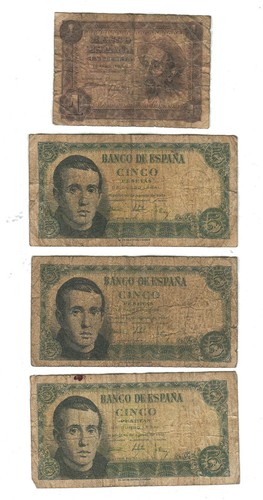 Spagna lotto banconote da - di,