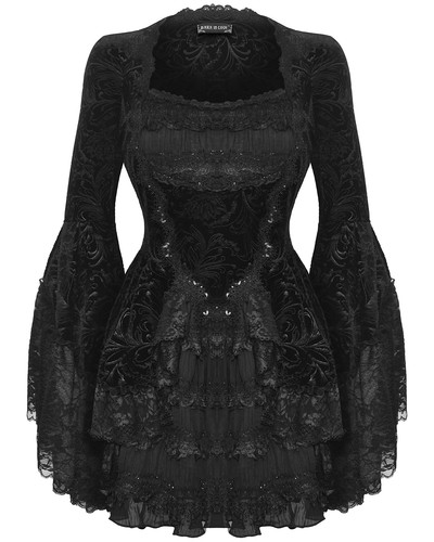 Dark love abito mini - mini, boho