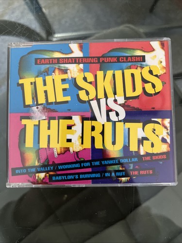 Skids ruts into the - vs,