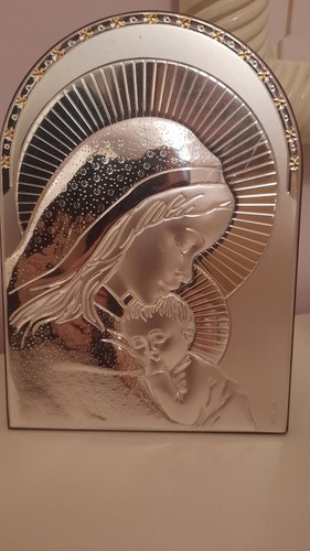 Madonnina con bambino - su, in