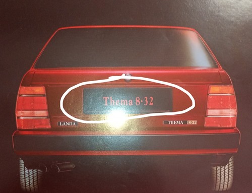 Lancia thema rear - thema, 8.32