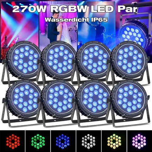 270w 4in1 rgbw led - 8x,