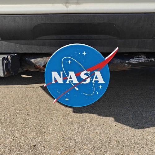 Nasa logo trailer hitch - nasa,
