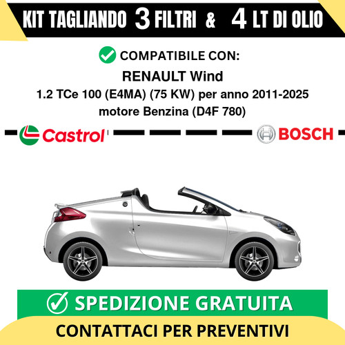 Tagliando per renault wind 2 - tagliando,