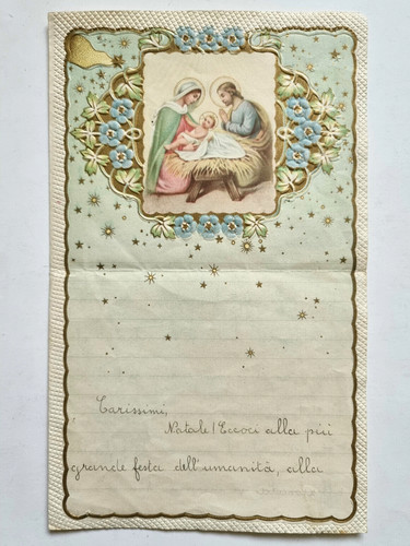 Vecchia letterina natale - letterina,