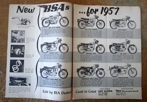 1957 bsa gold star alloy - 1957,