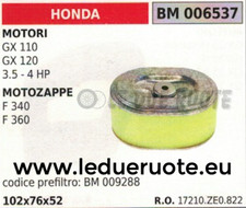 17210ze0822 filtro aria motore - filtro,