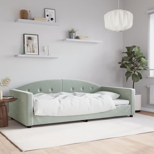 Letto giorno grigio chiaro - letto,