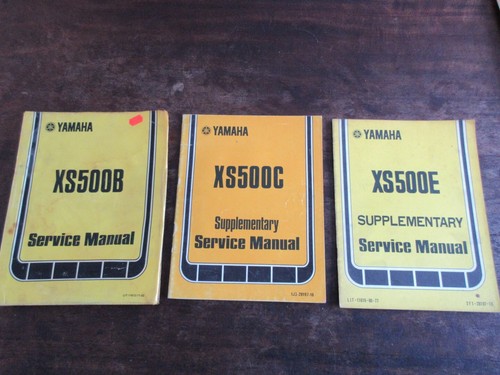 Yamaha xs500 xs500b xs500c - yamaha,